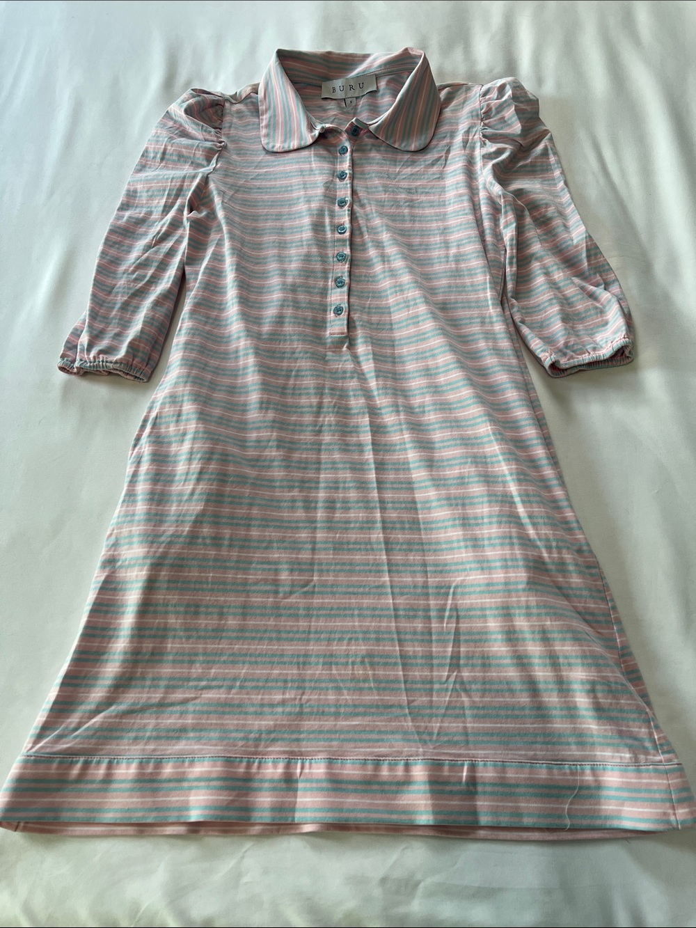 Buru Striped Mini Dress w/ Pockets